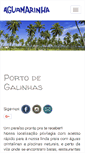 Mobile Screenshot of aguamarinhapousada.com.br